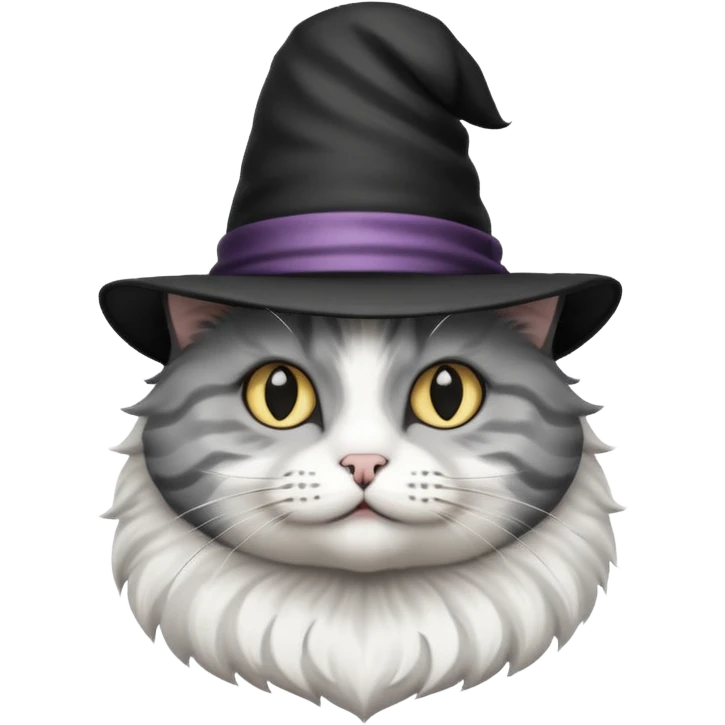 mèo đội nón ảo thuật emoji