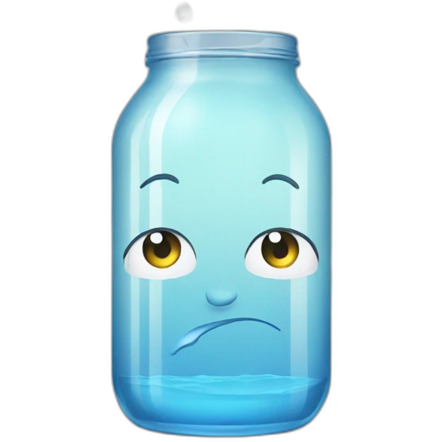 glas water sad emoji