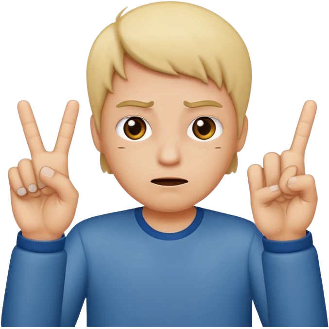 annoyed with 3 middle fingers  emoji