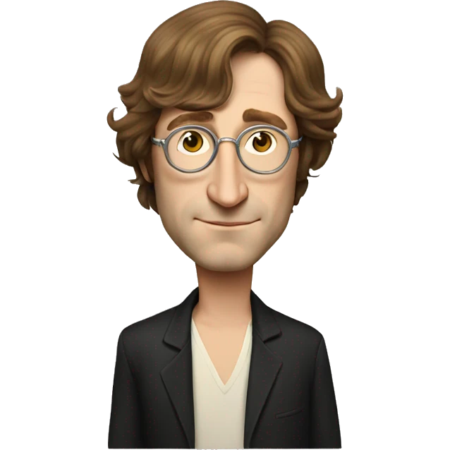 pregnant john lennon emoji