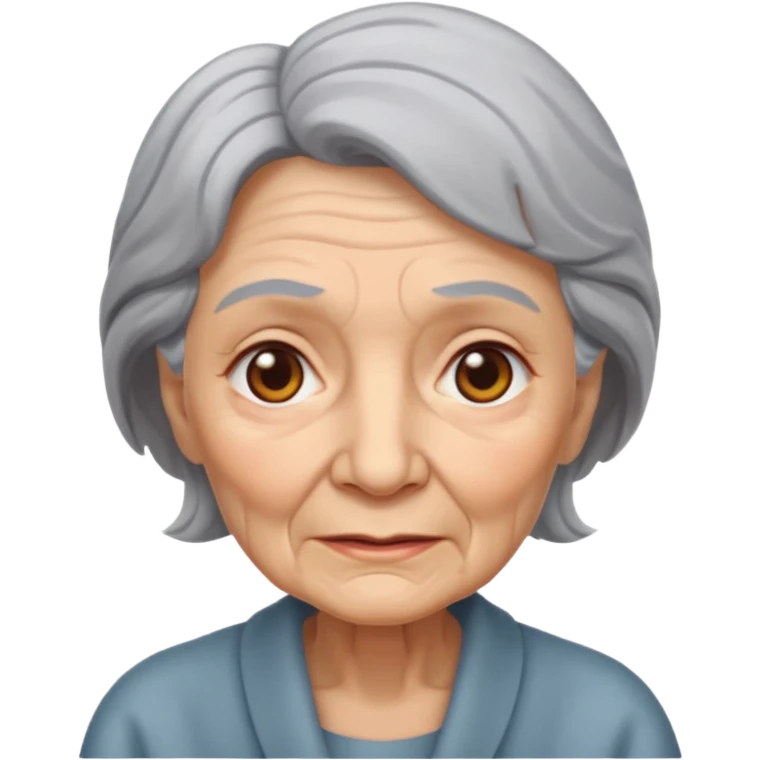 Crazy oldwoman emoji