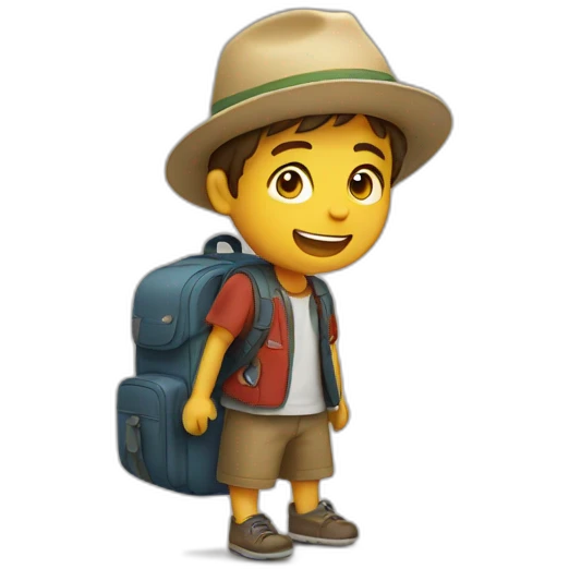 boy traveler emoji