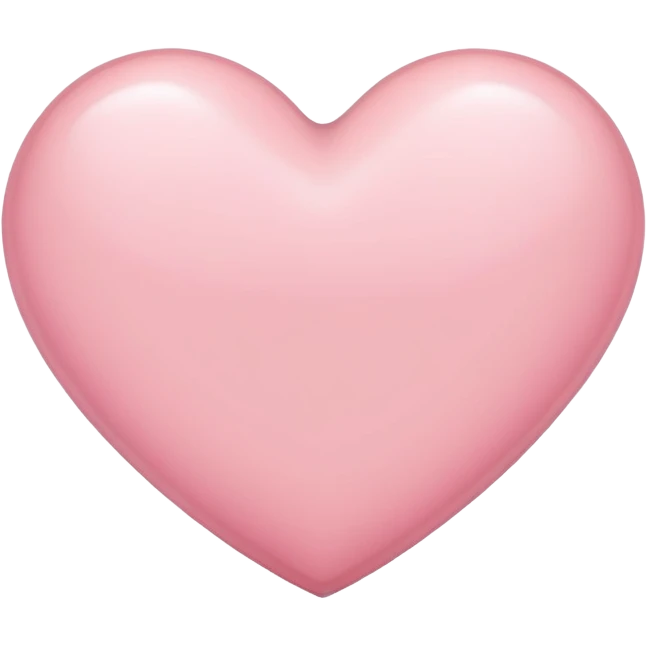 light pink heart emoji