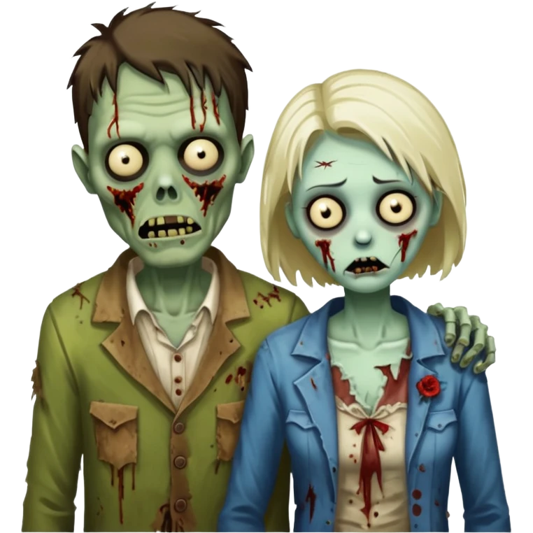 zombie husband wife emoji