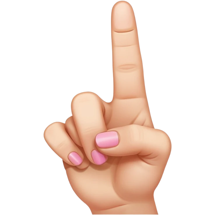 thumb, middle finger and a pinky up emoji