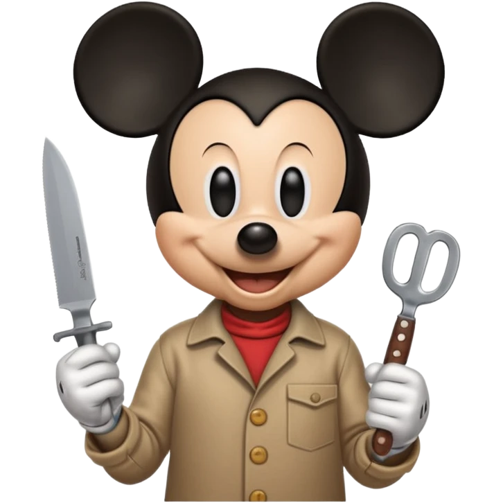Knife in hand micky emoji