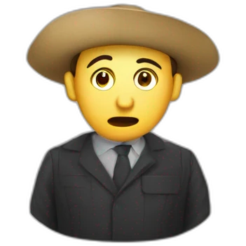 a fraudstar getting caught emoji