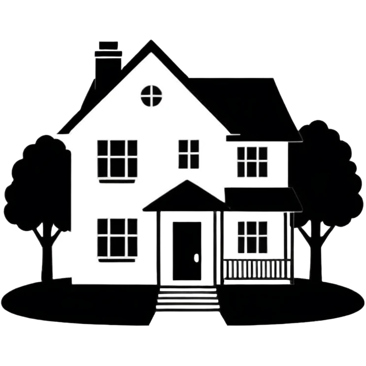 house outline LINE drawing silhouette  emoji