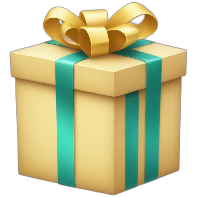 gift box with smile emoji