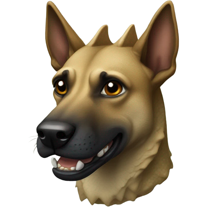 a malinois crocodile emoji