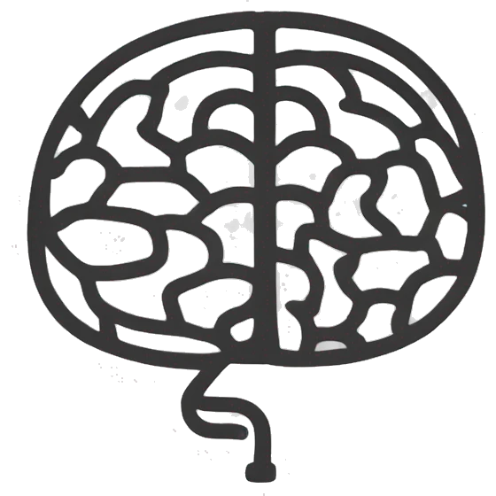 brainstorm logo monochrome emoji