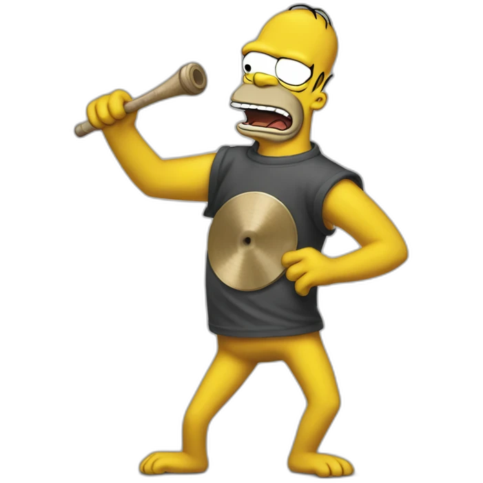 Cymbal monkey homer simpson emoji