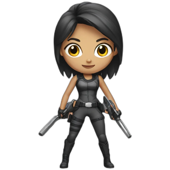 Action girl emoji
