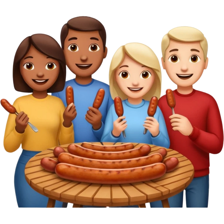 sausage eaters emoji