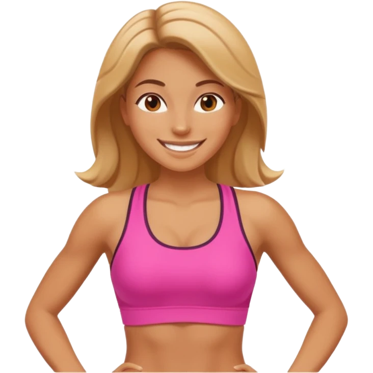 j'ai besoin d'un emoji qui encourage les femme a faire le sport emoji