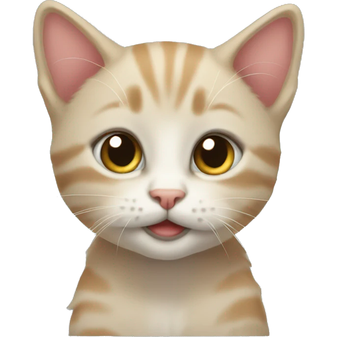 the kitten emoji