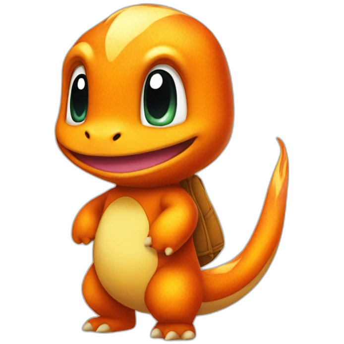 charmander in a costume emoji