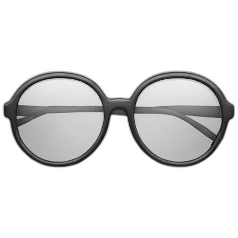 Rounded-glasses emoji