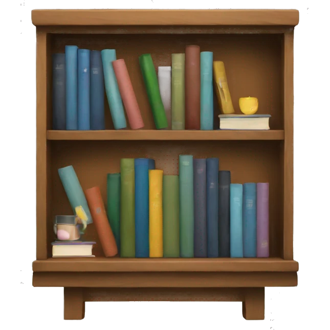 Bookshelf emoji