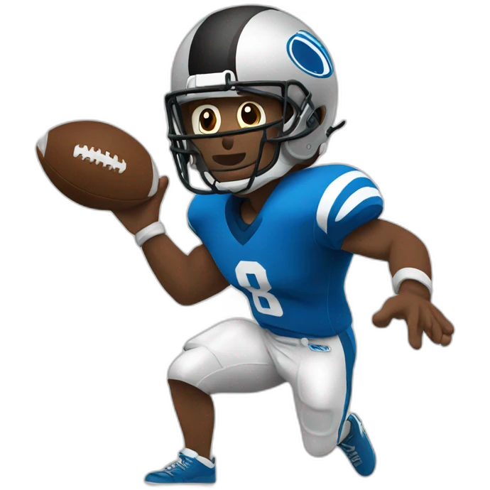 throwing football emoji