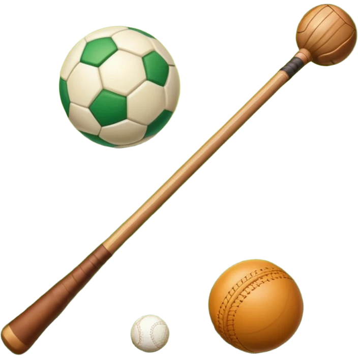 hurling stick and ball emoji
