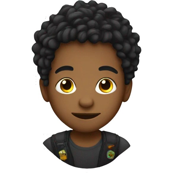 kid with dreadlox emoji