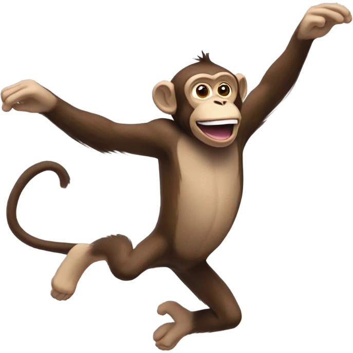  Monkey flying  emoji