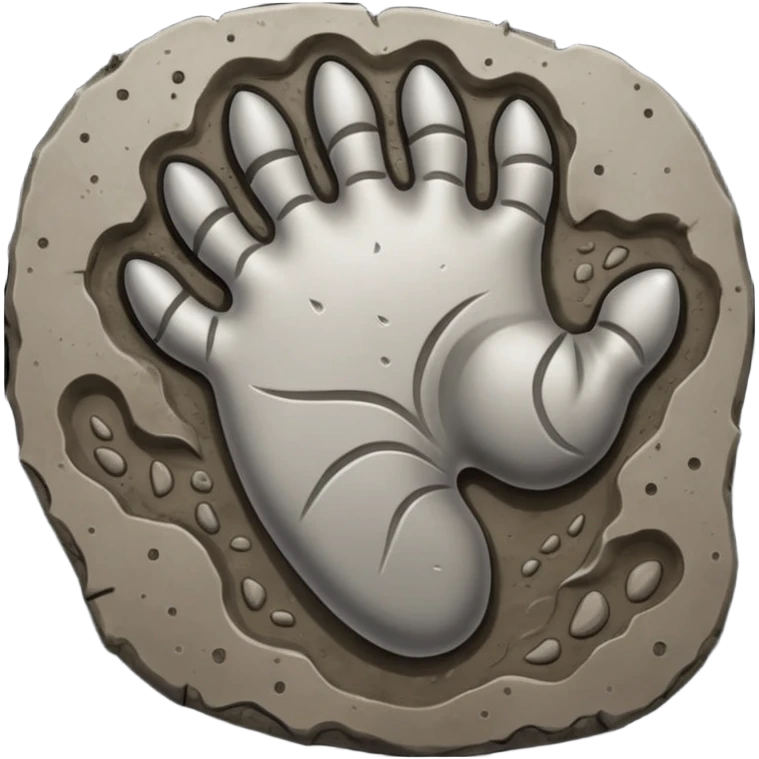 Dino Footprint emoji
