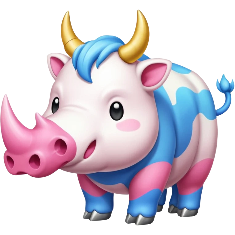 Baxcalibur-Miltank-Kubfu-fusion emoji