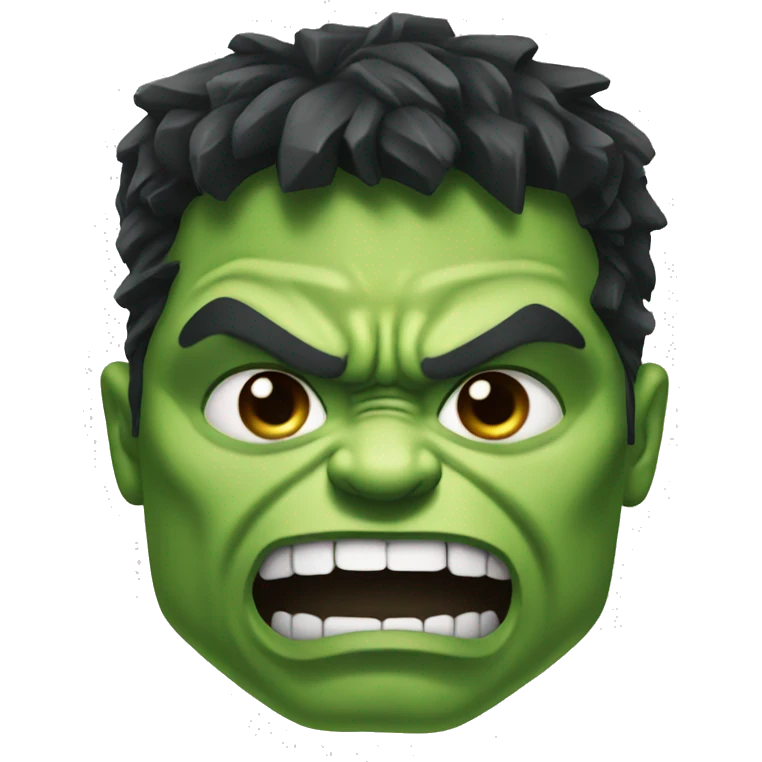 Hulk head  emoji