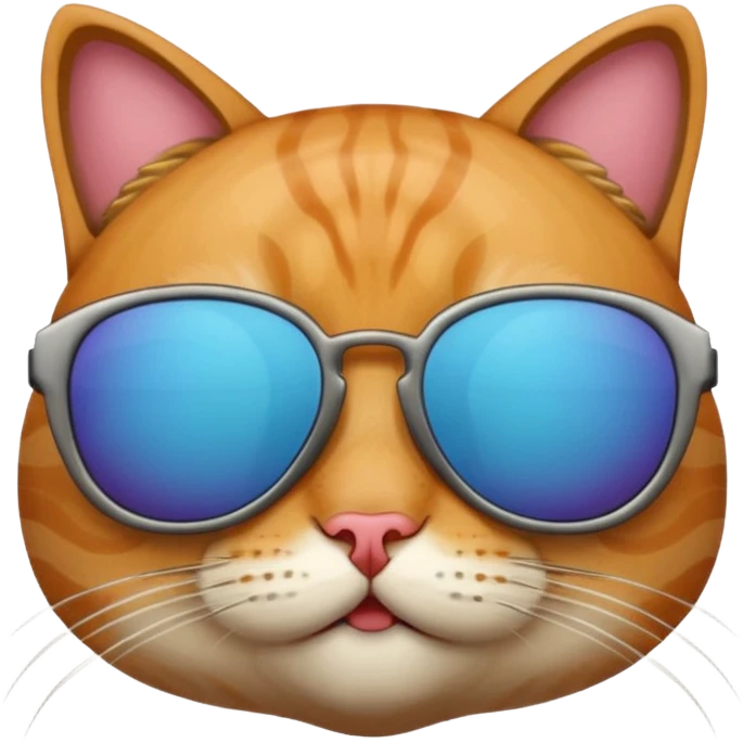 Cat wearing sunglasses emoji