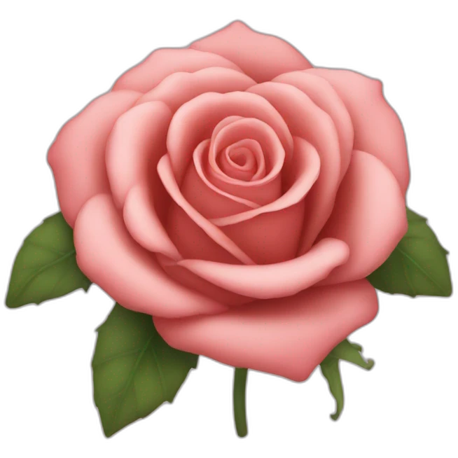 Caca rose emoji