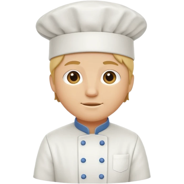 chef's hat without the chef emoji