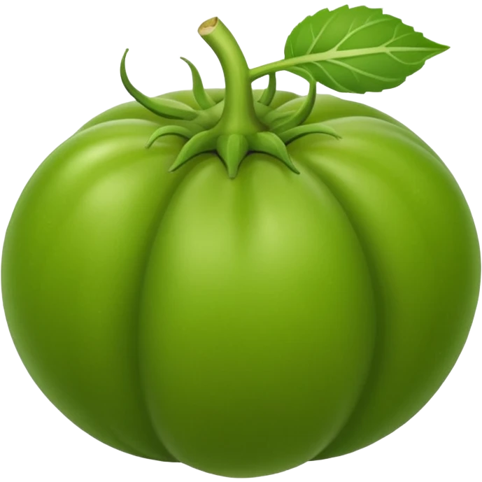 one tomatillo without leaves emoji