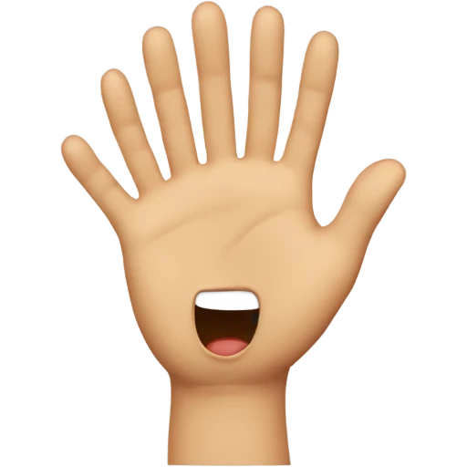 Surprise face with hands  emoji