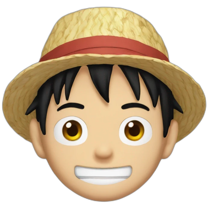 Luffy en colère  emoji