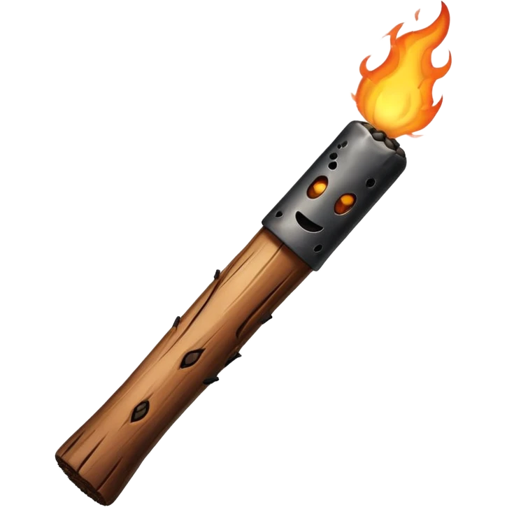 wood fire stick  emoji