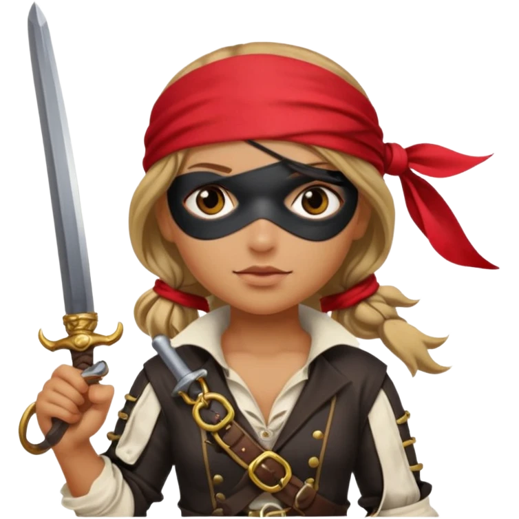 pirates girl emoji
