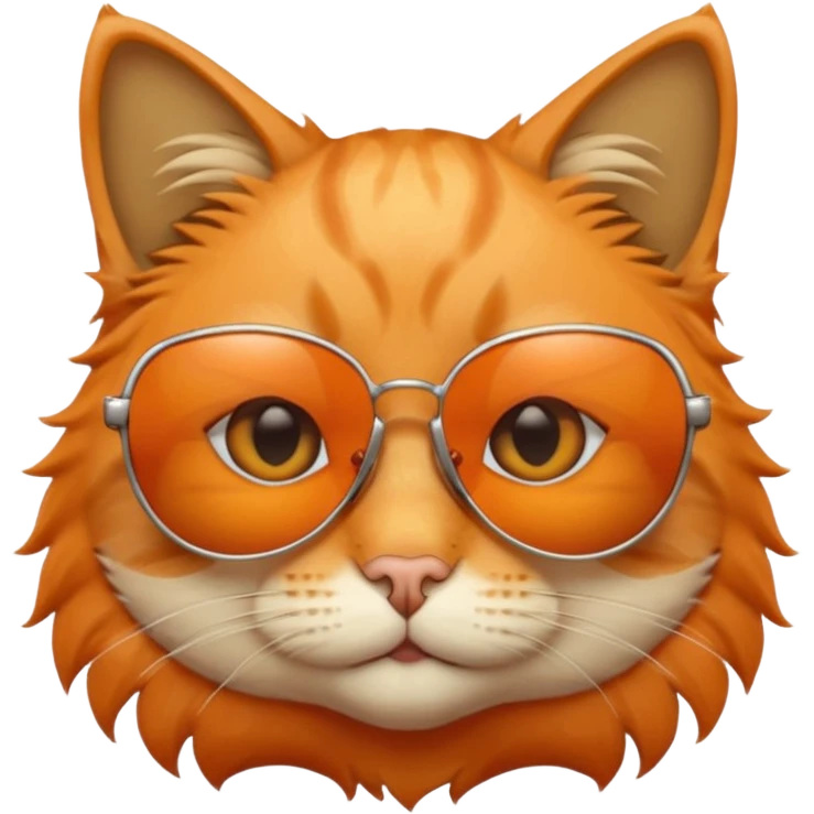 A cat wearing sunglasses emoji