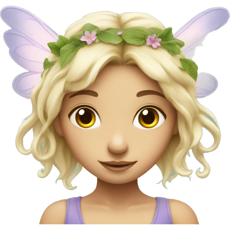 garden fairy with wings emoji