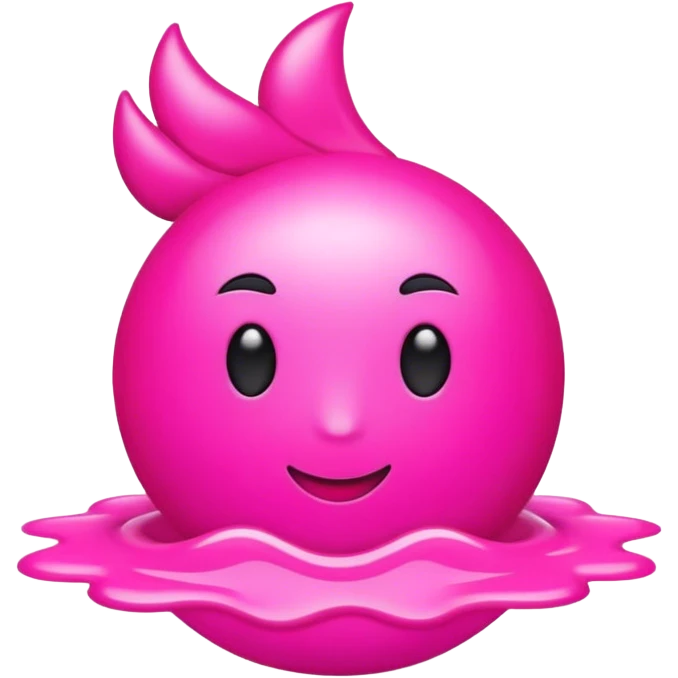 Hot pink emoji