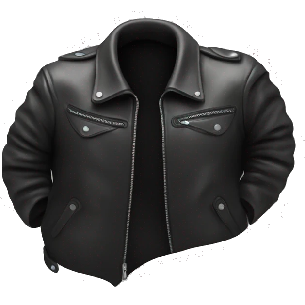 amorphous blob in a leather jacket emoji