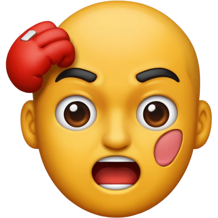 Getting Punched in the face emoji