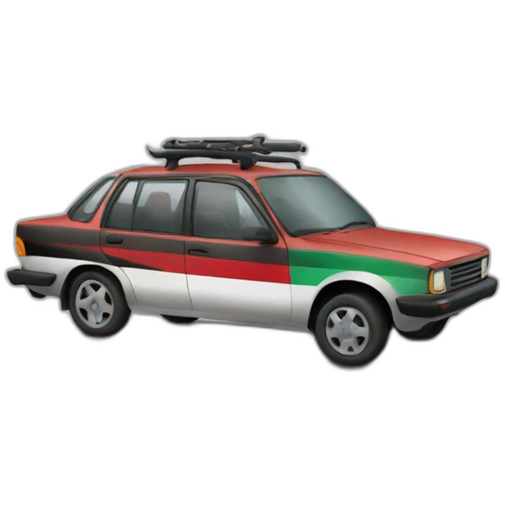 palestinian car emoji