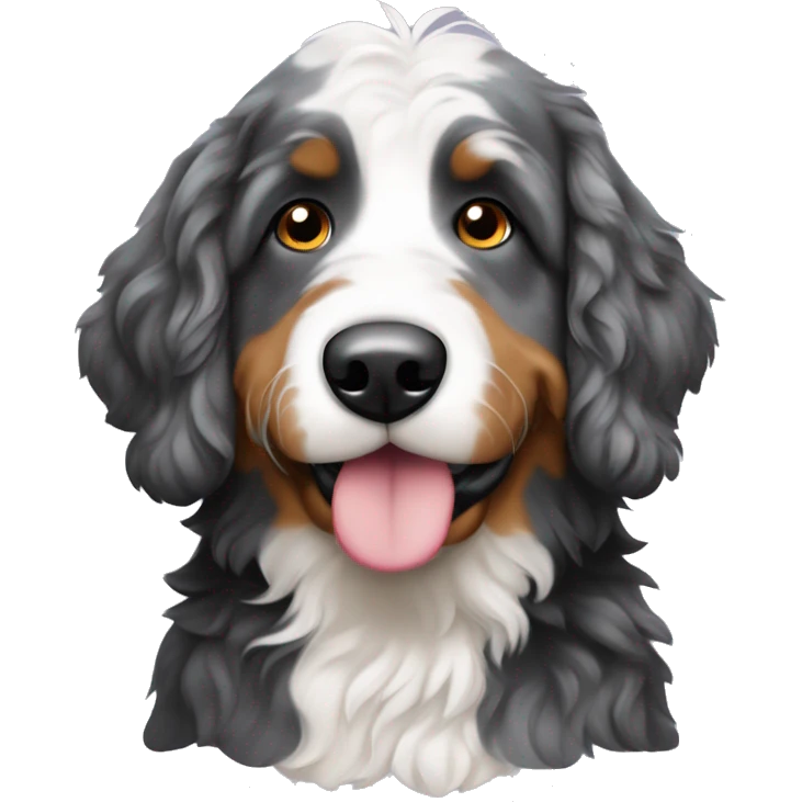 merle bernedoodle emoji