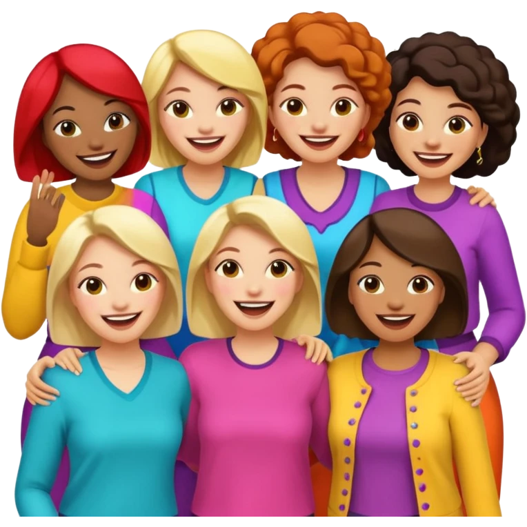 groupe de femmes emoji