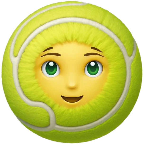 tennis ball with female gender sign emoji