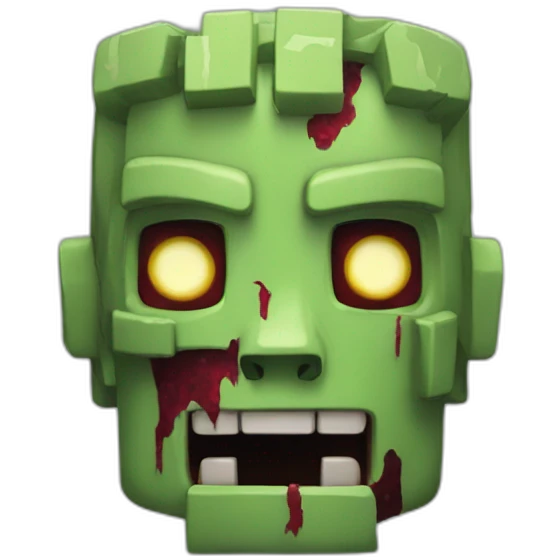 zombie from minecraft emoji