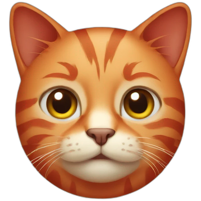 red cat emoji