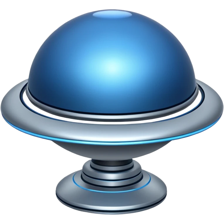 blue spacecraft emoji